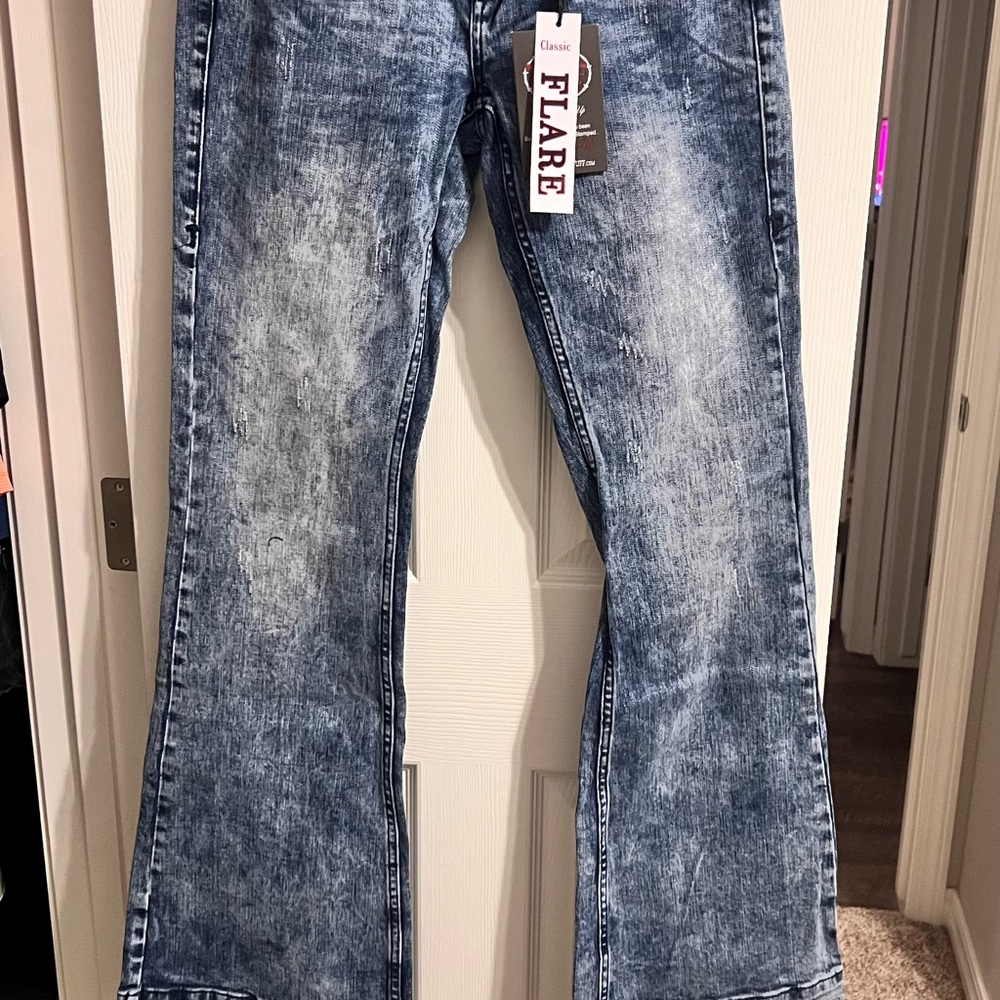 Cowgirl Tuff Flare Jeans